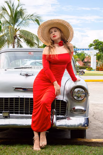 Vestido Floral Vermelho